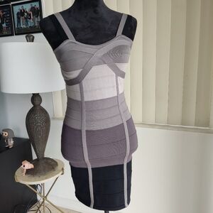 Geri C New York Stylish Strappy Bandage Dress Size M